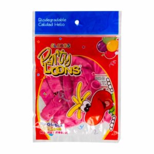 Globo N9 Fucsia PARTY COLORS X 10 Uds