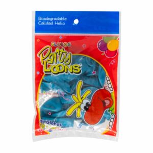 Globo N9 Turquesa PARTY COLORS X 10 Uds