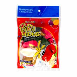 Globo N12 Surtido PARTY COLORS X 10 Uds