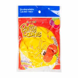 Globo N12 Amarillo PARTY COLORS X 10 Uds