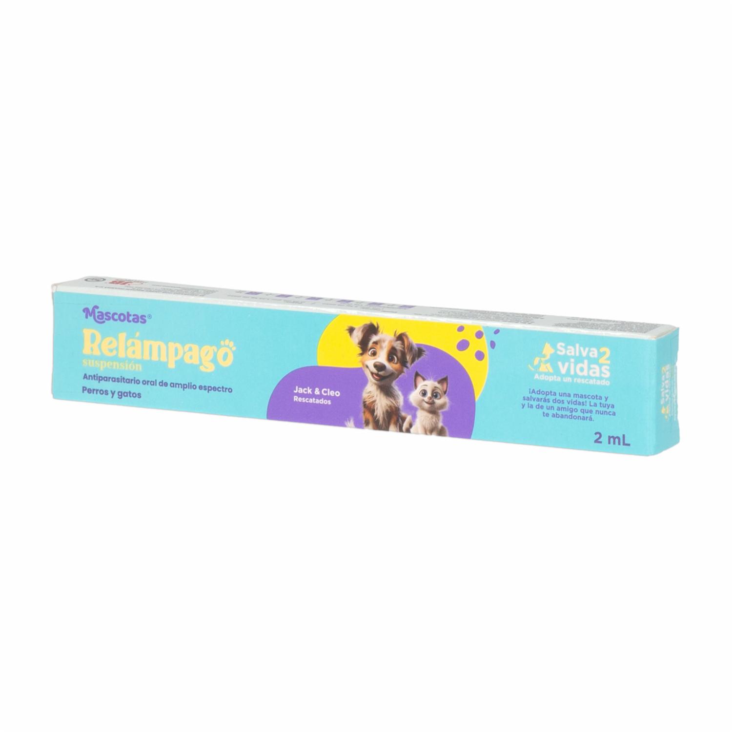 Antiparasitario Para Mascotas Para Perros Y Gatos RELÁMPAGO 2 Ml - Imagen 4