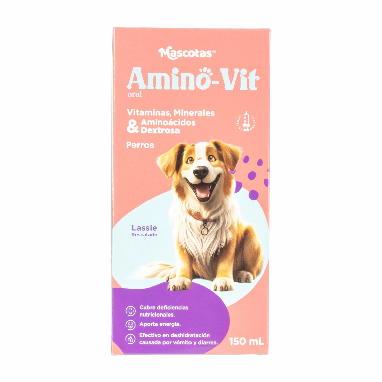 Reconstituyente Para Mascotas Oral Vitamínico AMINOVIT 150 Ml - Imagen 3