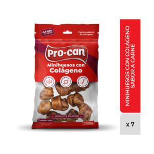 Huesos Para Perros Mini Sabor A Carne PRO-CAN 2,5"