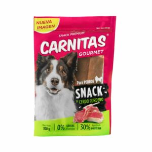 Snack Para Perros Gourmet De Cerdo Y Cordero CARNITAS 100 G