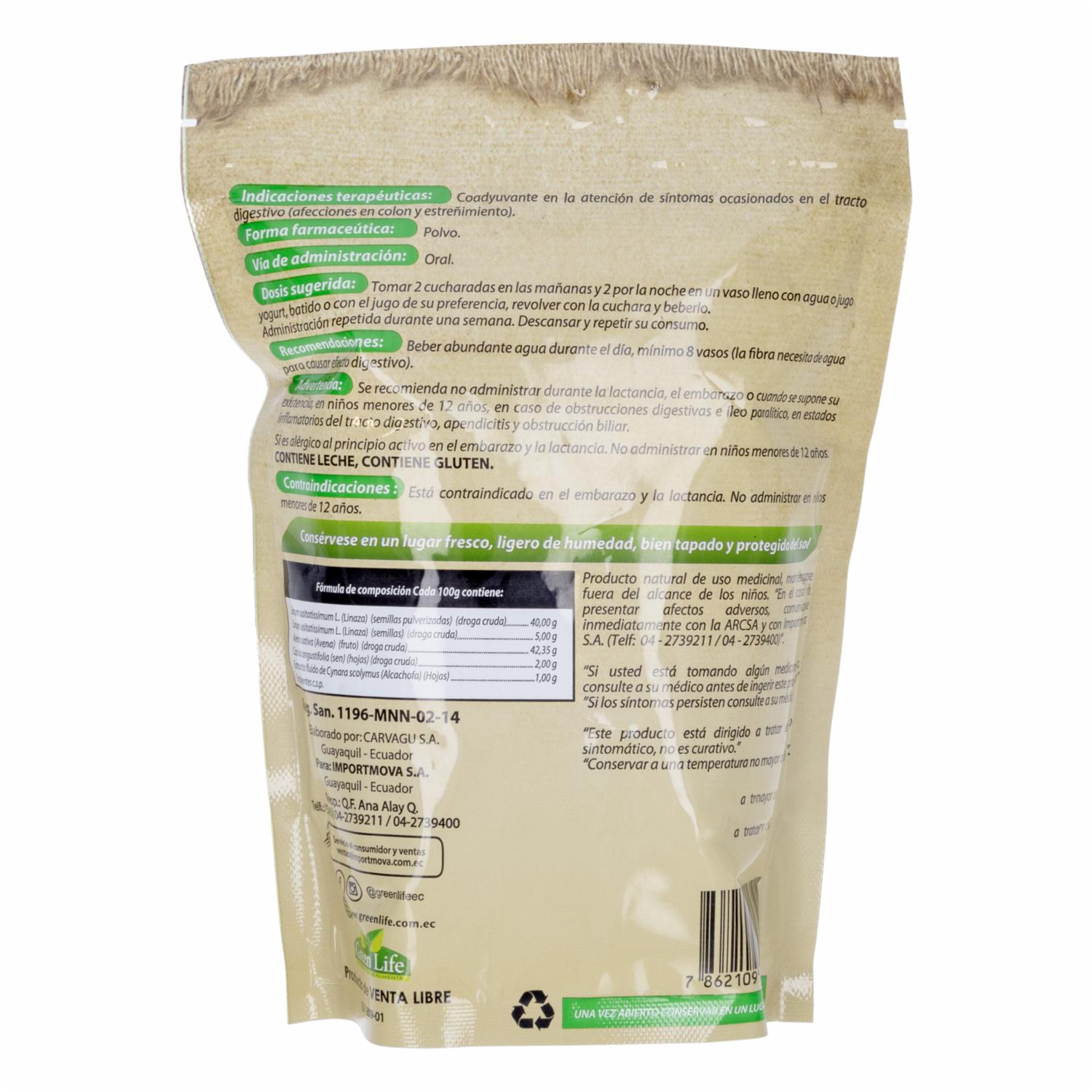 Colon Fiber GREEN LIFE Doy Pack - Imagen 2