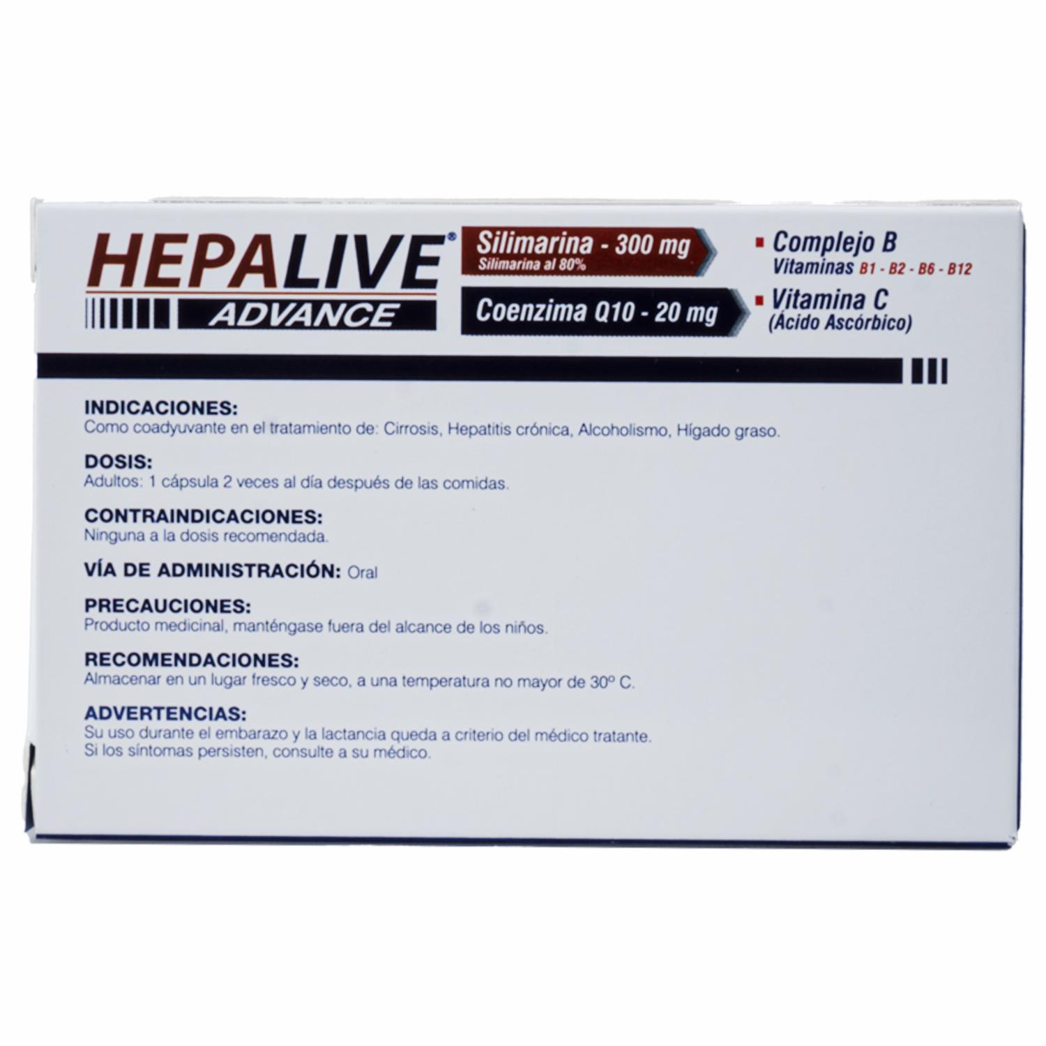 Protector Hepático Advance NATURE'S GARDEN 20 u - Imagen 4