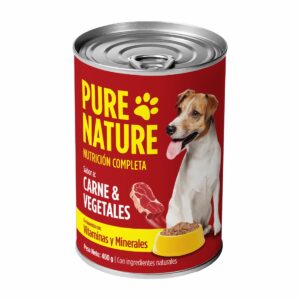 Alimento Húmedo Para Perros Perro Carne Con Vegetales PURE NATURE 400 G