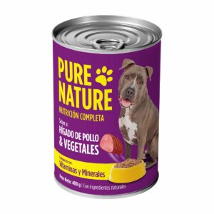 Alimento Húmedo Para Perros Perro Hígado De Pollo PURE NATURE 400 G
