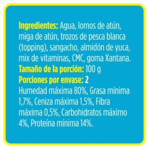 Alimento Húmedo Para Gatos De Atún Con Pesca Blanca PURE NATURE 156 G