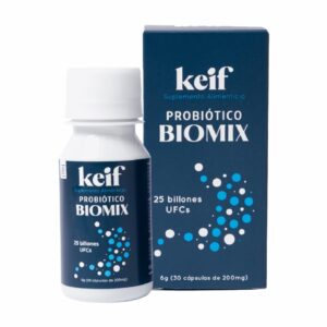 Biomix Probióticos Suplemento Alimenticio KEIF 30 Cápsulas De 200 Mg
