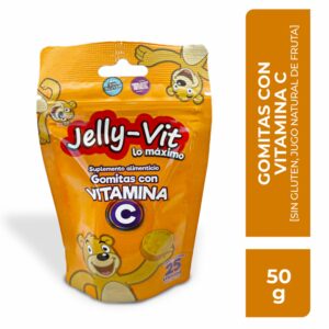 Vitamina C En Gomitas Sabor A Naranja JELLY-VIT 25 Uds 50 G