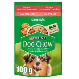 Comida Húmeda Para Perros Adultos Sabor Pollo PURINA DOG CHOW 100 G