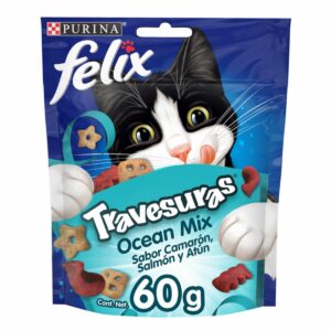 Snack Para Gatos Travesuras Ocean Mix FELIX 60 G