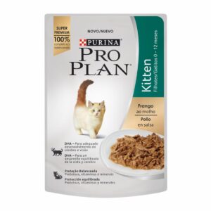Alimento Húmedo Para Gatos Cachorro Sabor Pollo PURINA PRO PLAN 85 G