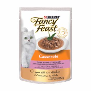 Alimento Húmedo Para Gatos Casserole Atún Y Salmón PURINA FANCY FEAST 85 G