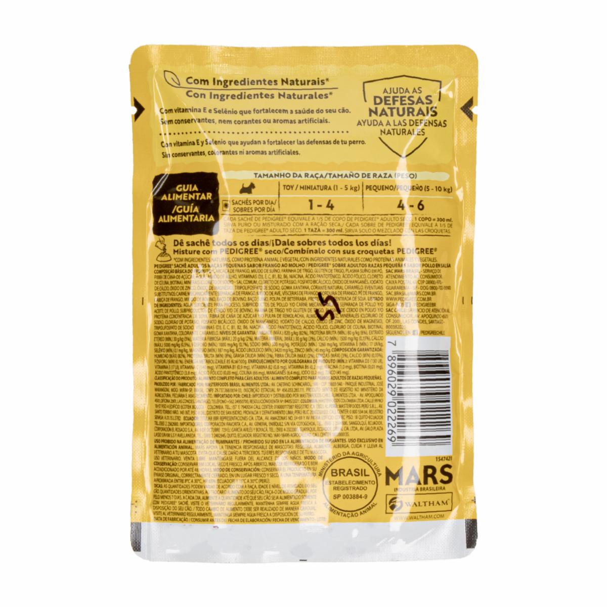 Alimento Para Perros Pollo En Salsa PEDIGREE 100 G - Imagen 2