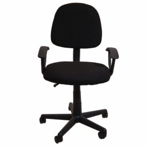 Silla De Oficina Apoya Brazos Negra SOPAI FURNITURE Textil