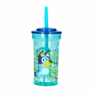 Vaso Con Sorbete Infantil Diseño Bluey STOR 460 Ml
