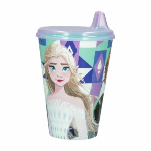Vaso Con Tapa Infantil Diseño Frozen STOR 430 Ml