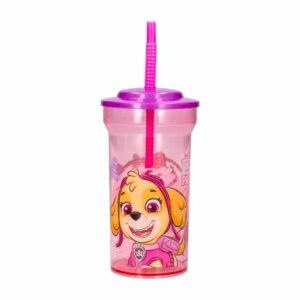 Vaso Con Sorbete Infantil Diseño Paw Patrol STOR 460 Ml
