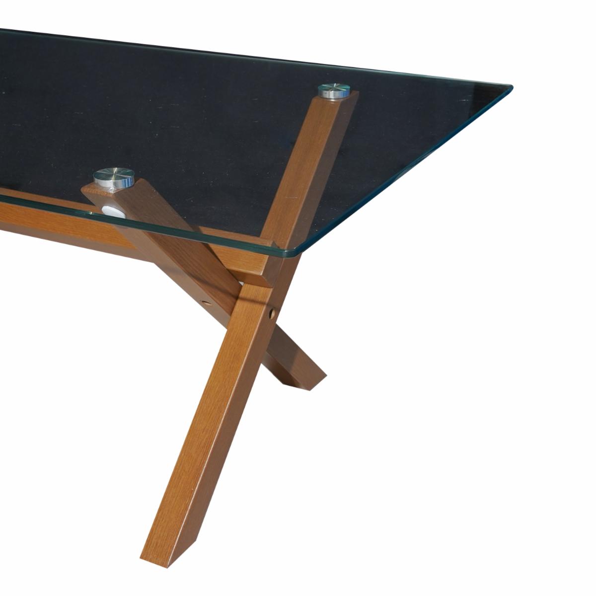 Mesa De Centro De Vidrio HY MDF