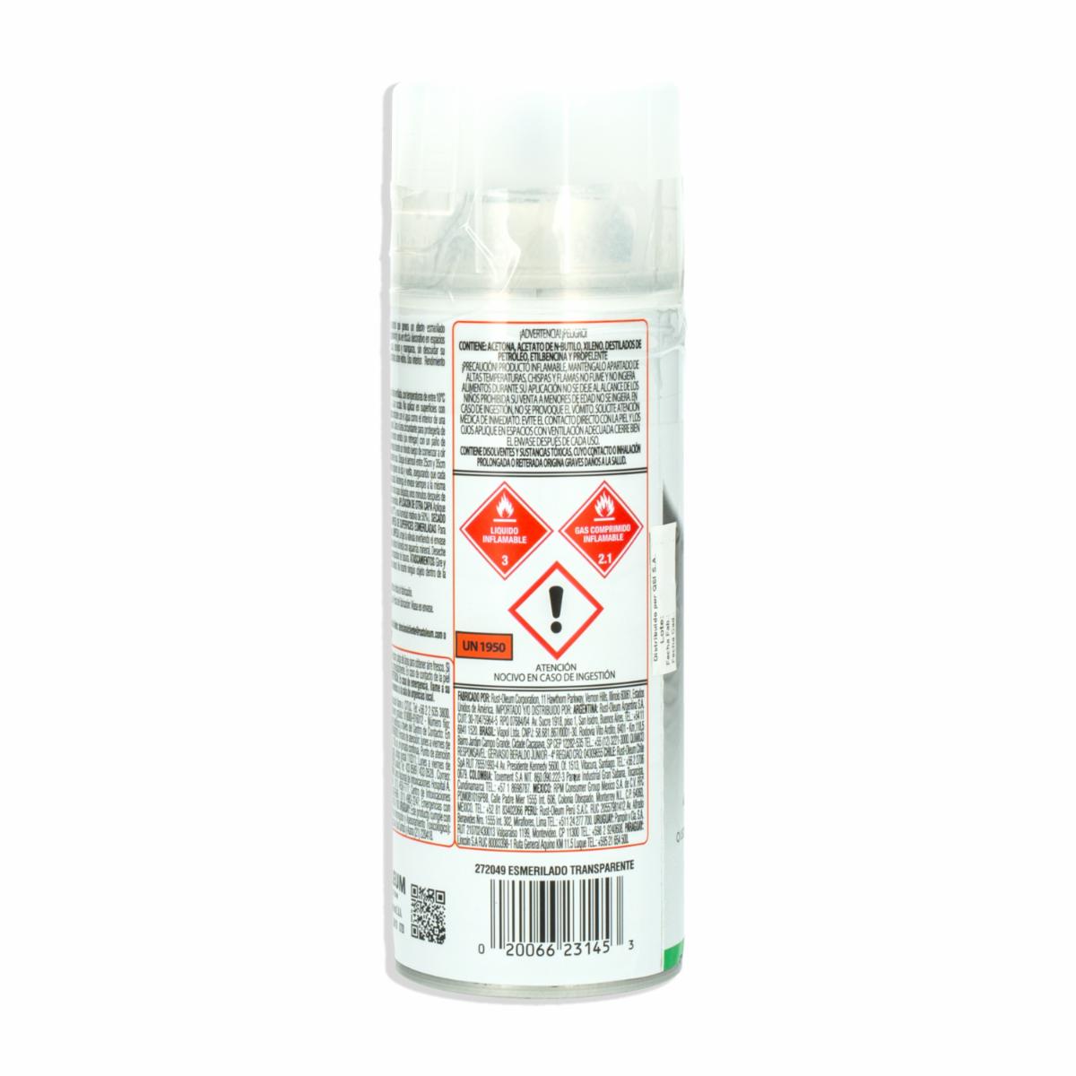 Pintura Para Vidrio Esmerilado Semi-Transparente RUST OLEUM 312 G - Imagen 2