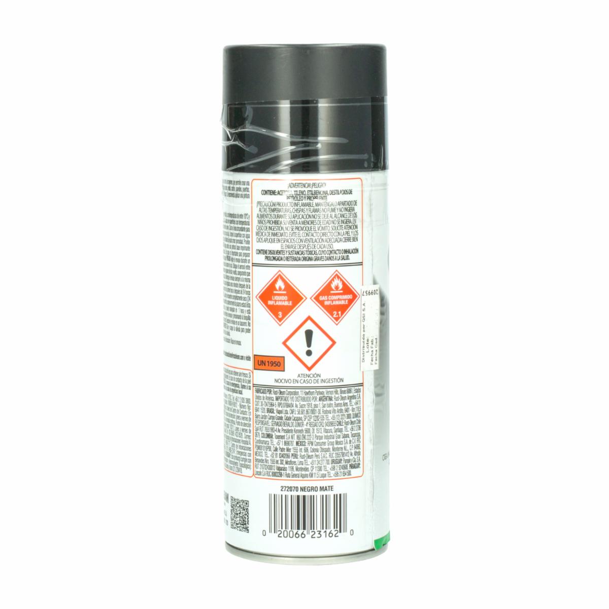 Pintura Pizarrón Negro Mate RUST OLEUM 312 G - Imagen 2