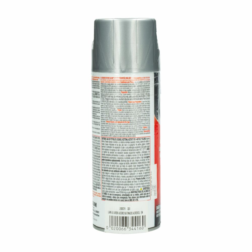 Pintura Para Aros Acero Satinado Aerosol RUST OLEUM 312 G - Imagen 2