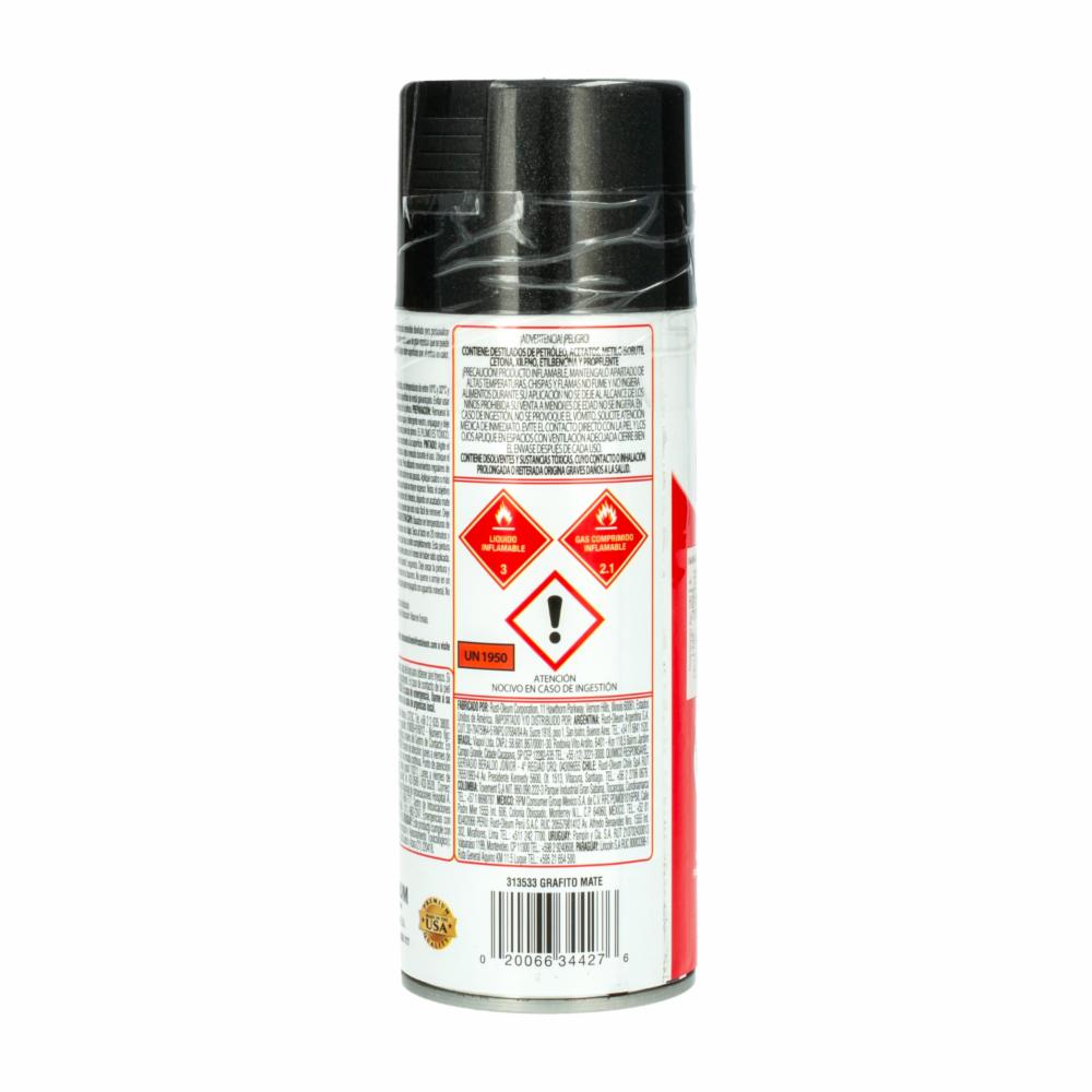 Pintura Removible Grafito Mate RUST OLEUM 312 G - Imagen 2