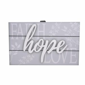Cuadro Decorativo Diseño Hope FREE HOME 40X25 CM
