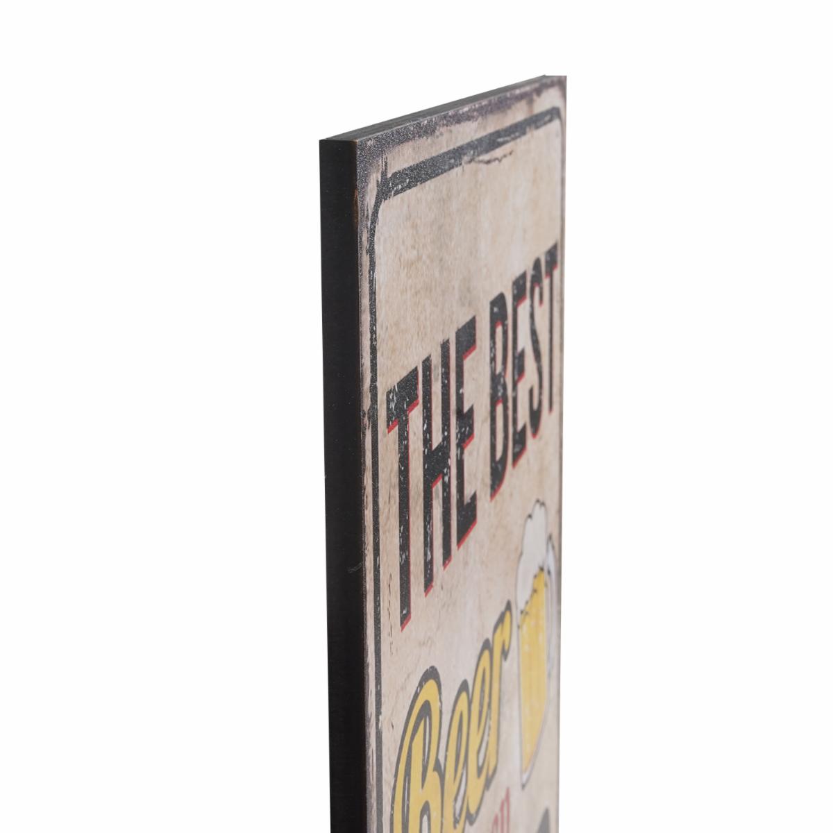 Cuadro Decorativo Diseño Beer FREE HOME 30X30 CM