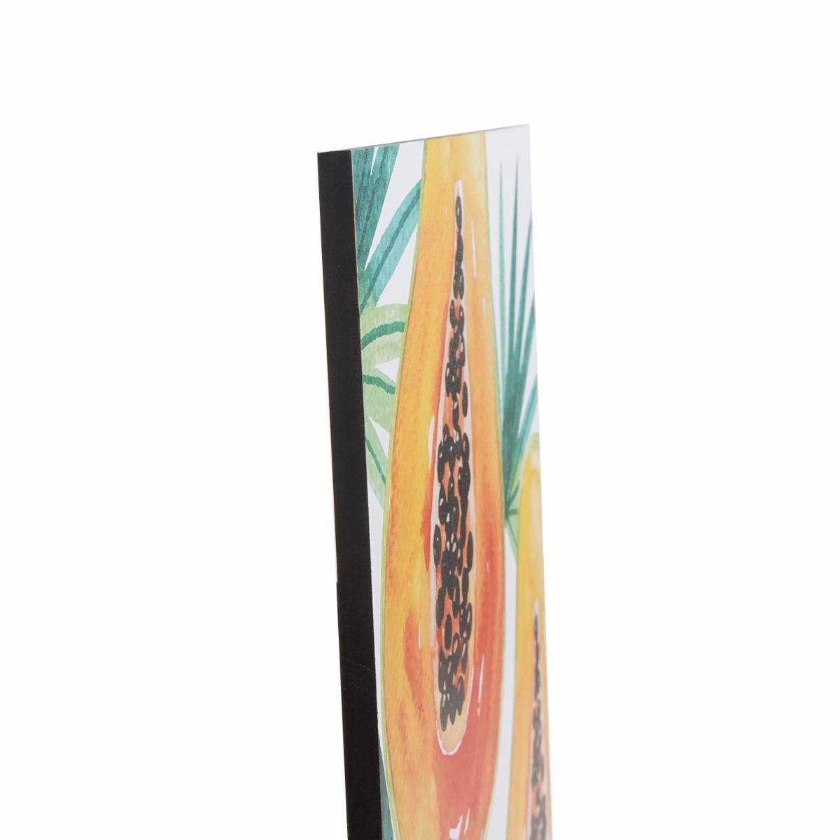 Cuadro Decorativo Diseño Frutal Papaya FREE HOME 40X30 CM