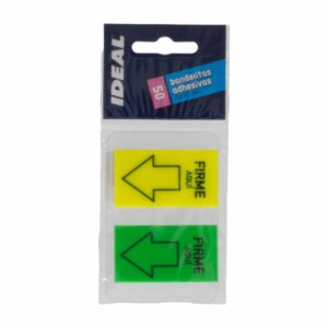 Banderitas Adhesivas 2 Colores Neón IDEAL 25X45MM