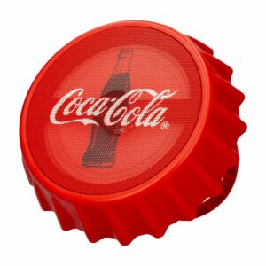 Parlante CC-BBC-BTL Tipo Tapa De Botella COCA-COLA Rojo