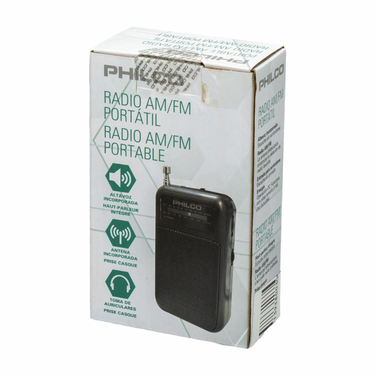 Radio Portátil PHR1000-BK PHILCO AM/FM