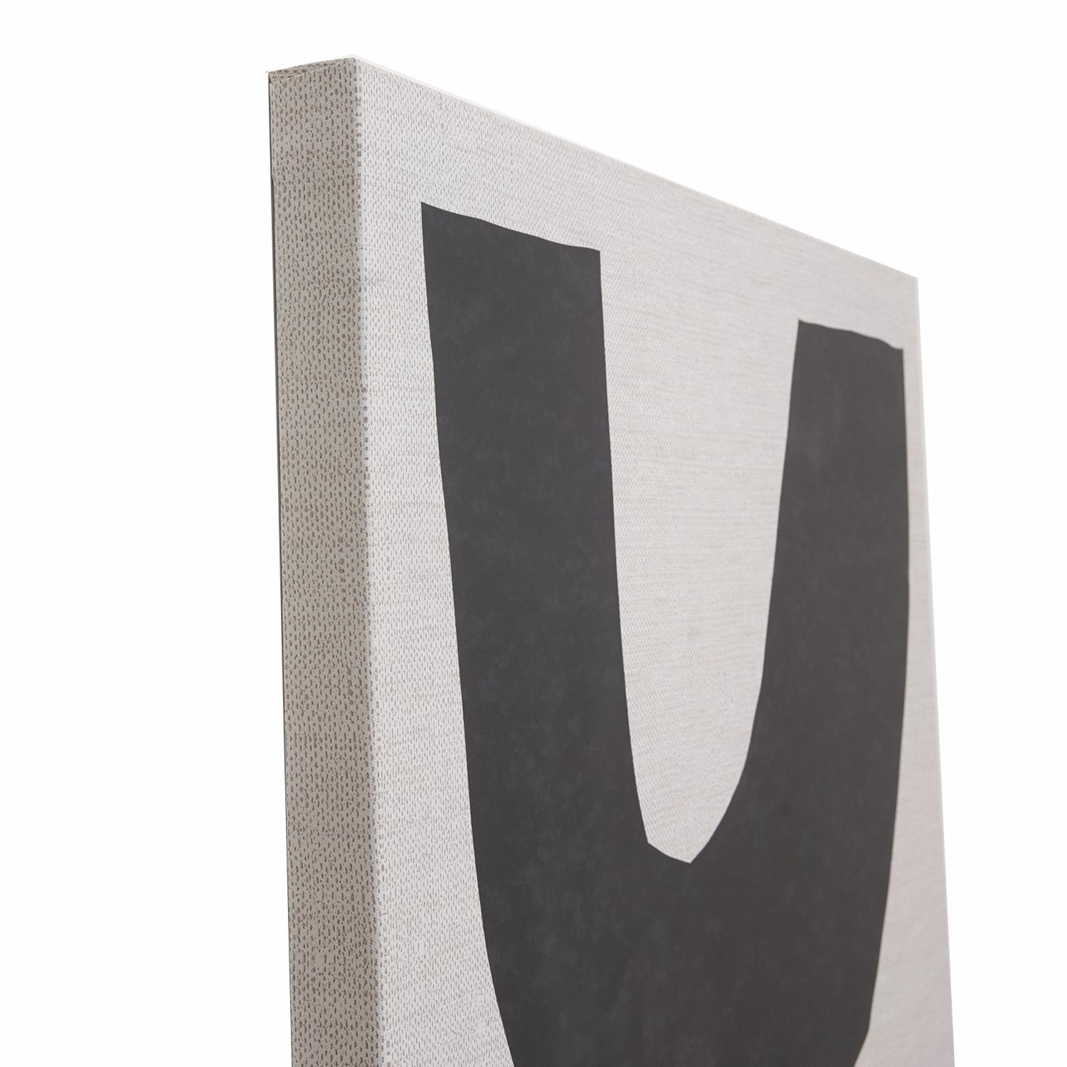 Cuadro Decorativo Diseño Figuras Negras FREE HOME 60X90 CM