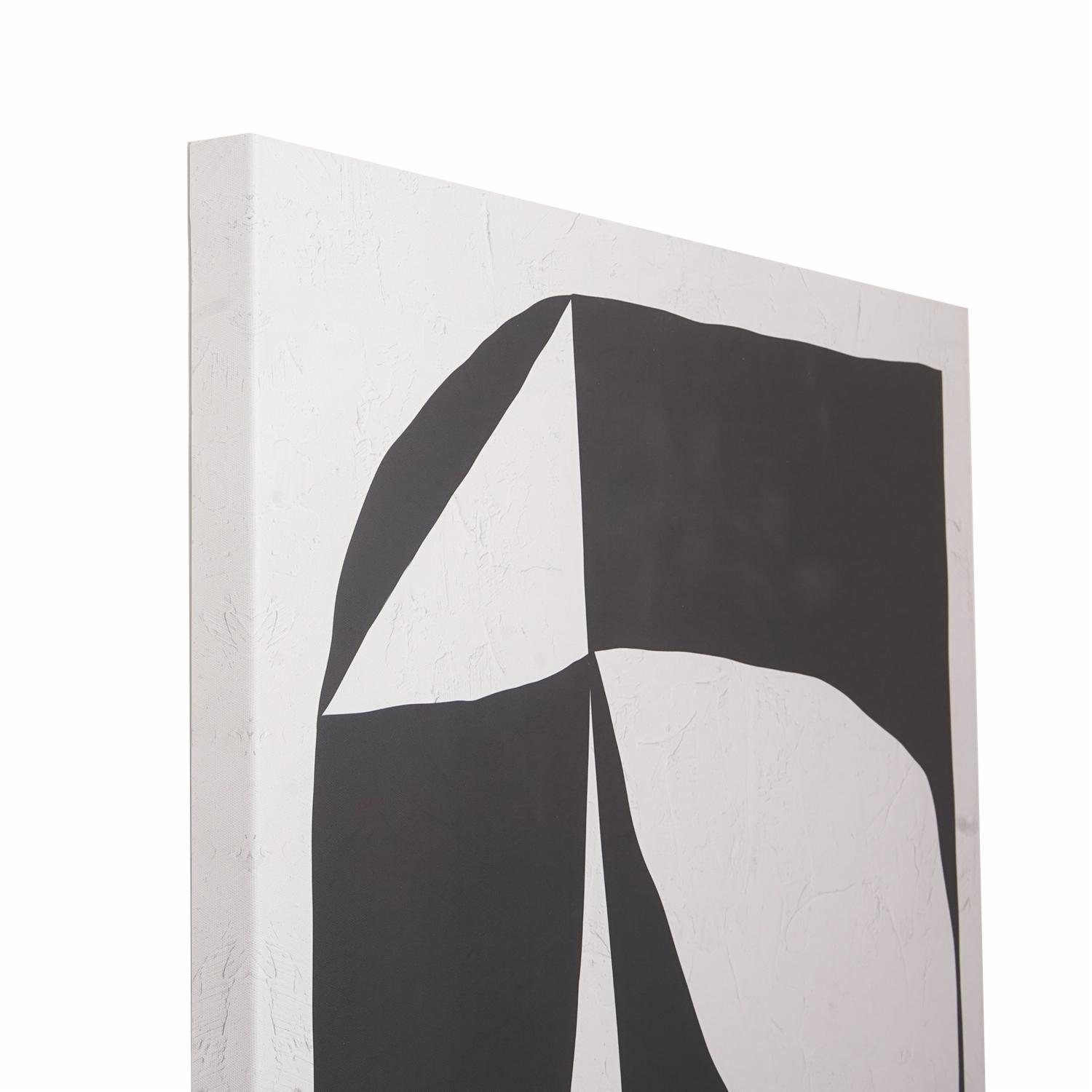 Cuadro Decorativo Diseño Figuras Negras FREE HOME 60X90 CM