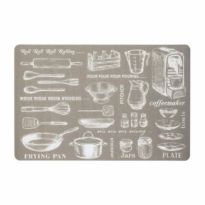 Individual Gris Utensilios Cocina FREE HOME