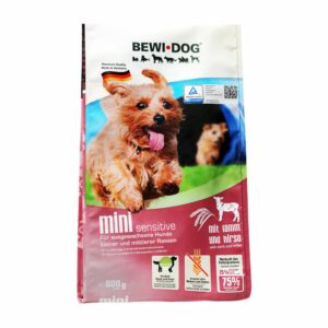 Alimento Para Perros Adultos Razas Pequeñas Y Medianas Mini Sensitive BEWI DOG 800 G