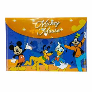 Sobre Porta Documento Diseño Mickey Con Broche REX PLASTICS A4