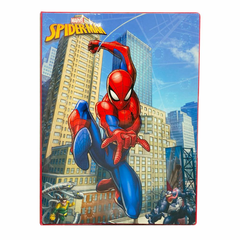 Carpeta 2 Argollas Diseño Spiderman REX PLASTICS Oficio - Megamaxi, image size:1000x1000
