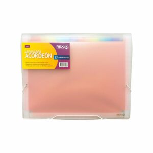 Archivador Acordeón 13 Compartimientos REX PLASTICS A4
