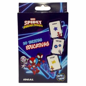 Tarjetas Didácticas Letras Números Colores Spidey IDEAL 9.5x13.5
