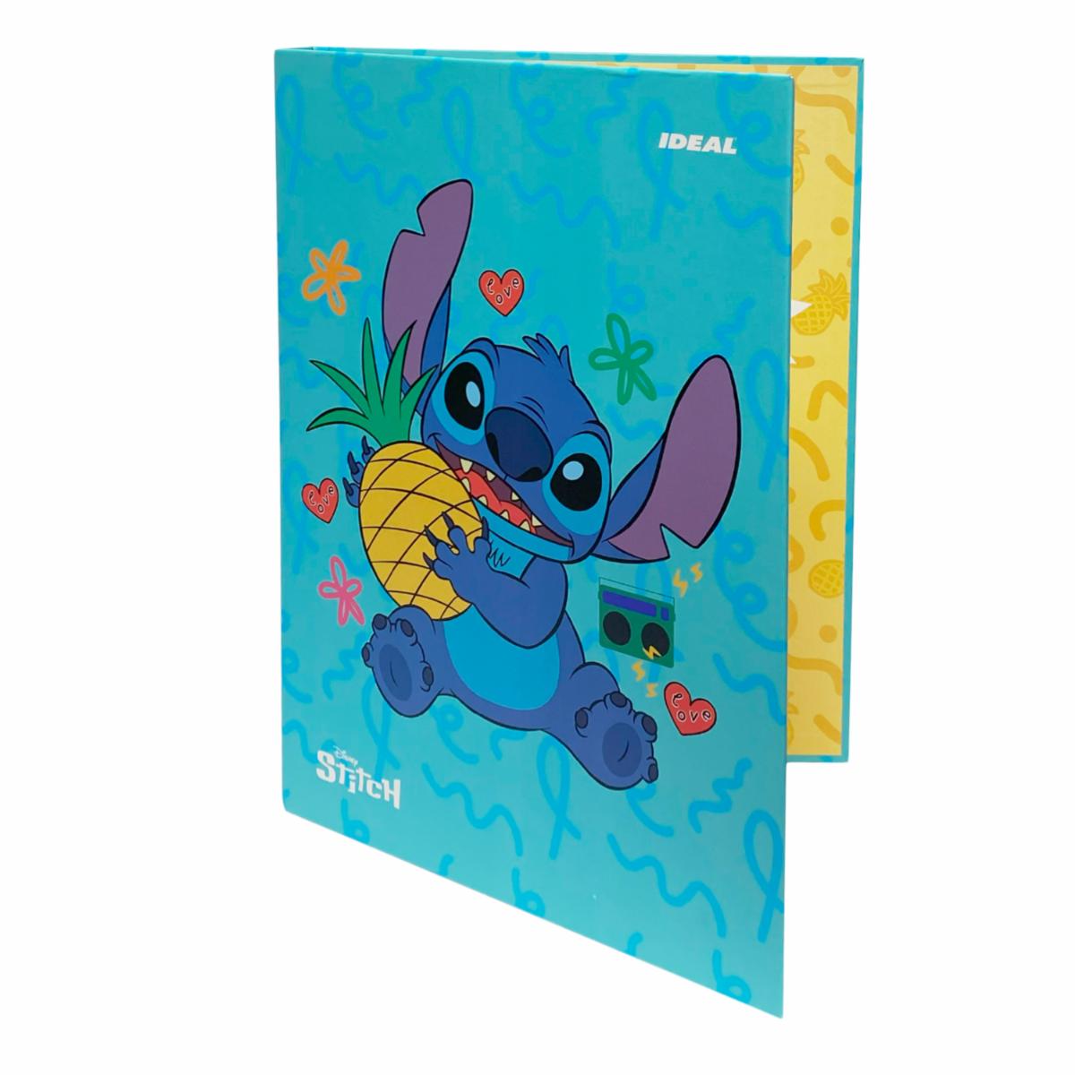 Carpeta 2 Argollas Stitch IDEAL A4 - Imagen 2