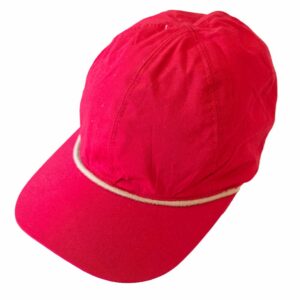 Gorro Jockey Gabardina Básico Rojo HUELLAS