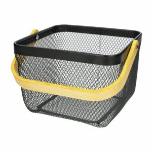 Frutero Cuadrado Línea Carmel Negro FREE HOME 1 Pieza