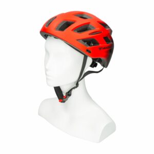 Casco Para Bicicleta Con Luz Y Víscera Corta Rojo MOON 1 Pieza