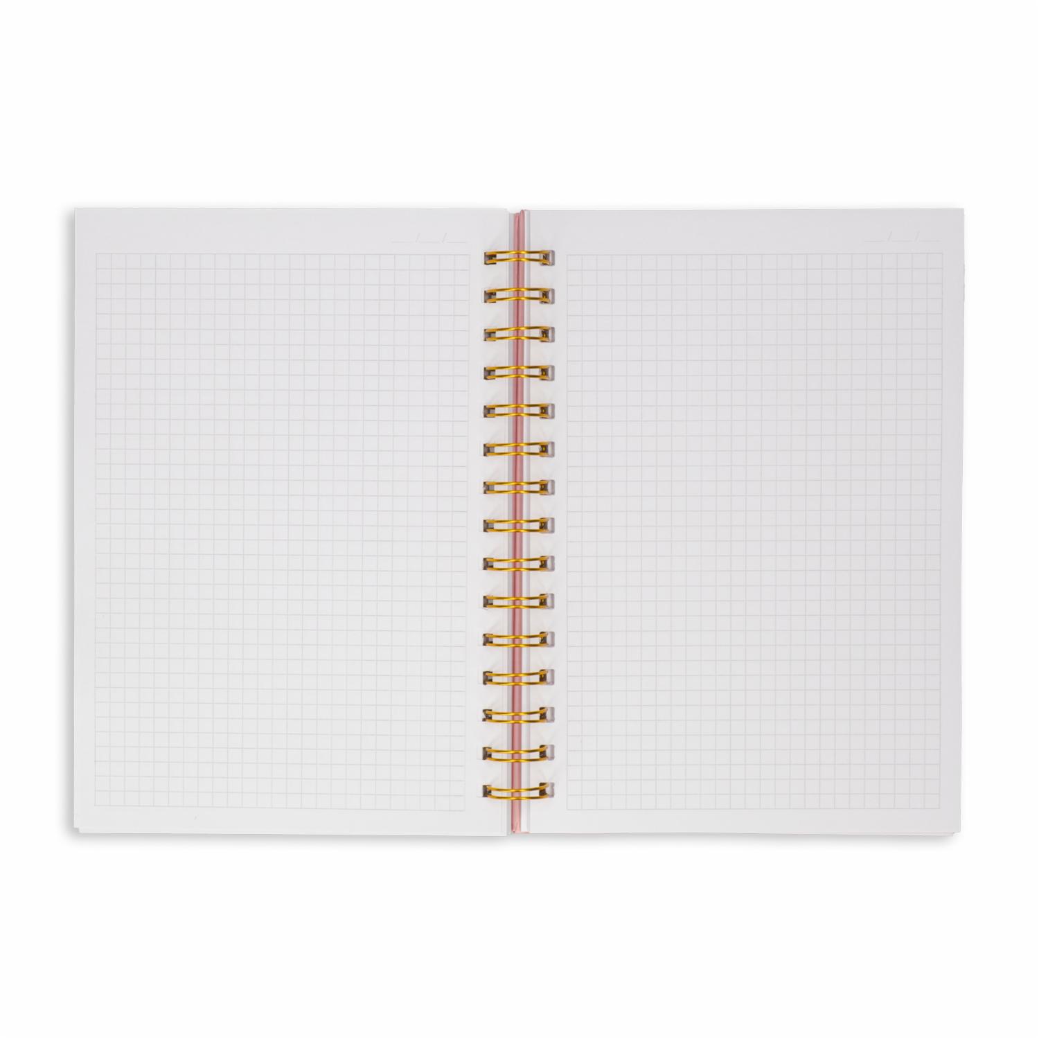 Cuaderno Anillado De Cuadros AIFENG 120 Hojas - Imagen 2