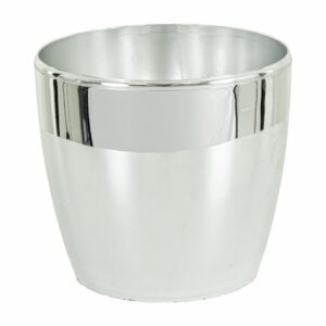 Maceta Diseño Bahía 14Cms Chrome Plateado FERCON Unidad