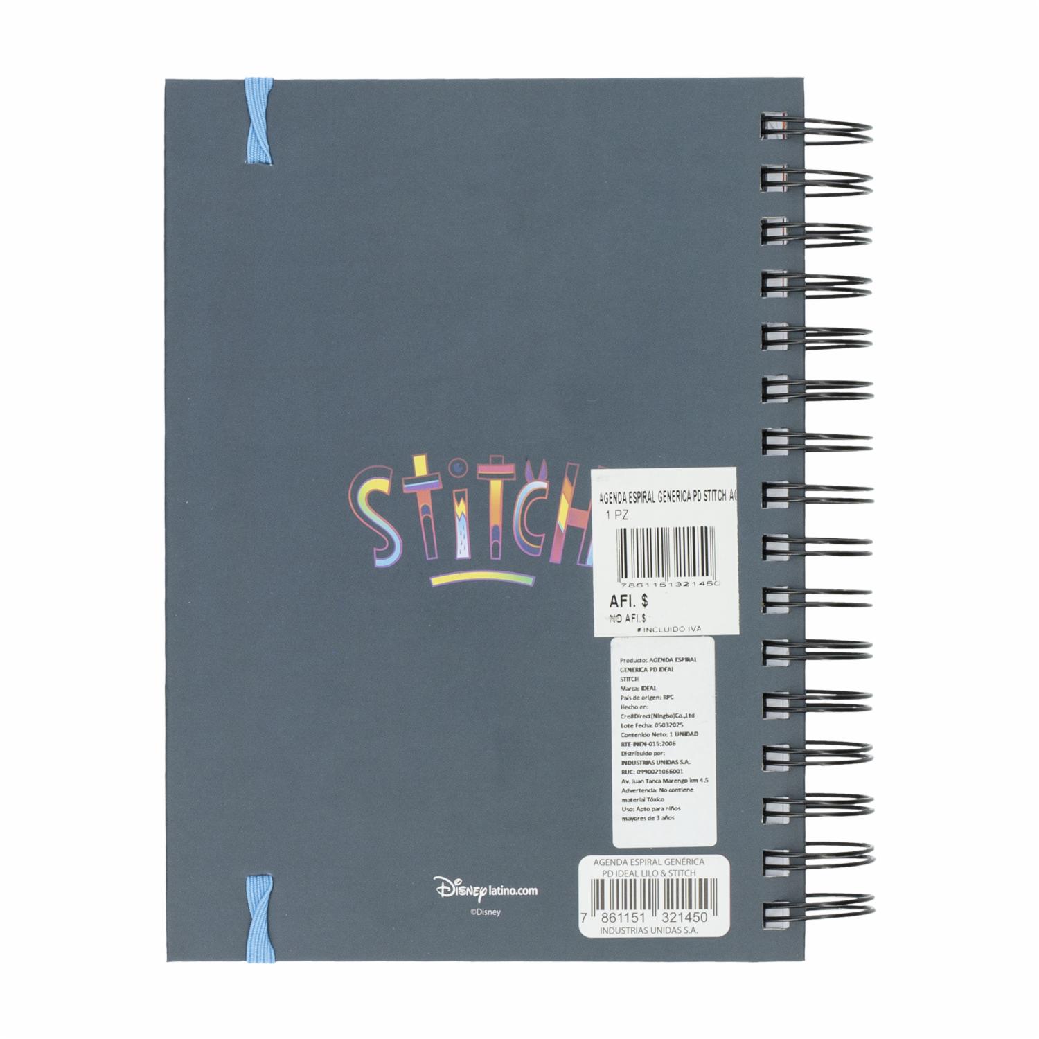Agenda Lilo & Stitch DISNEY Espiral